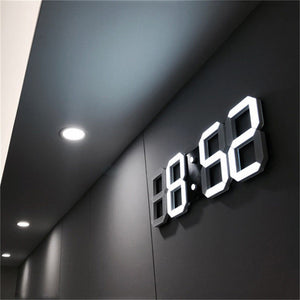 3D Digital LED Wall Clock