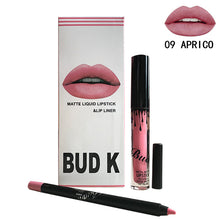 Load image into Gallery viewer, Waterproof Matte Lip Gloss +Lip Pencil 2PCS/SET