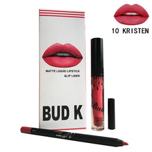 Load image into Gallery viewer, Waterproof Matte Lip Gloss +Lip Pencil 2PCS/SET