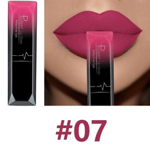 Load image into Gallery viewer, Waterproof Nude Matte Velvet Glossy Lip Gloss Lipstick