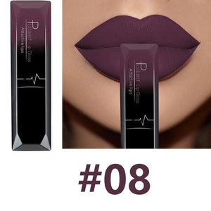 Waterproof Nude Matte Velvet Glossy Lip Gloss Lipstick