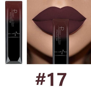 Waterproof Nude Matte Velvet Glossy Lip Gloss Lipstick