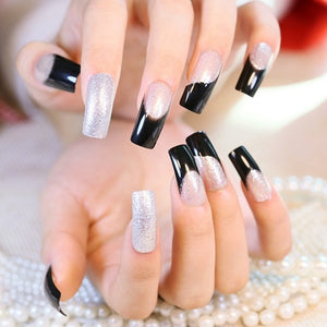 Frosted Stiletto Matte False Nails