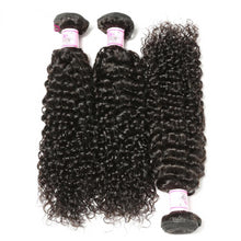 Load image into Gallery viewer, Curly Malaysian Hair Weave Bundles 3 Piece