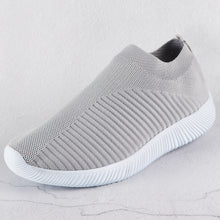 Load image into Gallery viewer, Knitted Vulcanized Casual Slip On Trainers