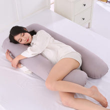 Load image into Gallery viewer, 100% Cotton Rabbit Print U Shape Maternity Pillow