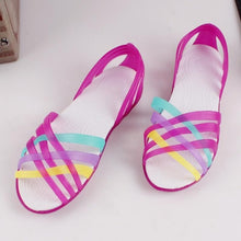 Load image into Gallery viewer, Jelly Beach Flat Sandals