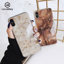 Load image into Gallery viewer, Luxury Foil Bling Marble Phone Case