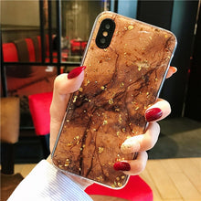 Load image into Gallery viewer, Luxury Foil Bling Marble Phone Case