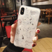 Load image into Gallery viewer, Luxury Foil Bling Marble Phone Case