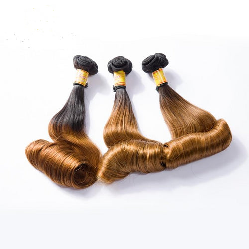 Funmi hair bouncy Egg curl 1/2/3 bundles mixed length 10-18