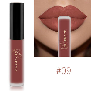 Waterproof Lip Gloss 34 Colors Nude Matte Liquid Lipstick