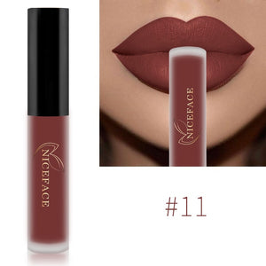 Waterproof Lip Gloss 34 Colors Nude Matte Liquid Lipstick