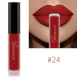 Waterproof Lip Gloss 34 Colors Nude Matte Liquid Lipstick