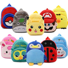 Load image into Gallery viewer, 2019 3D Cartoon Cute Plush Children Backpacks Mini Schoolbag Child Plush Backpack Children School Bags Girls Boys Backpack
